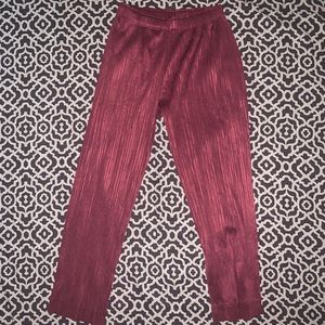 Accordion Pleated Pants